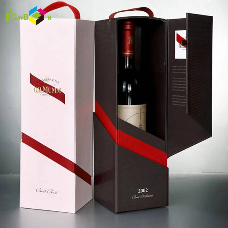 Customized Wholesale Paper Wine Bags