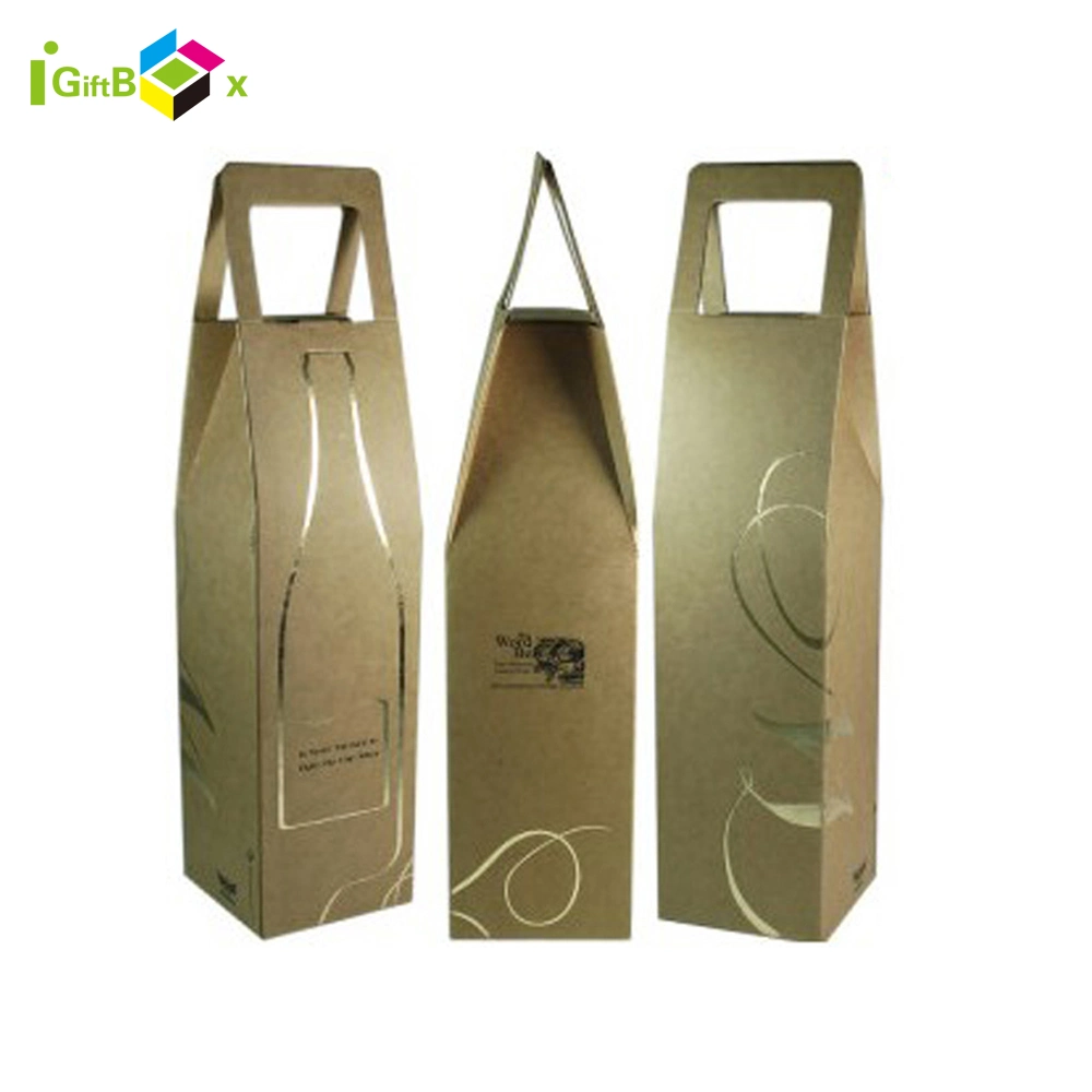 Customized Wholesale Paper Wine Bags