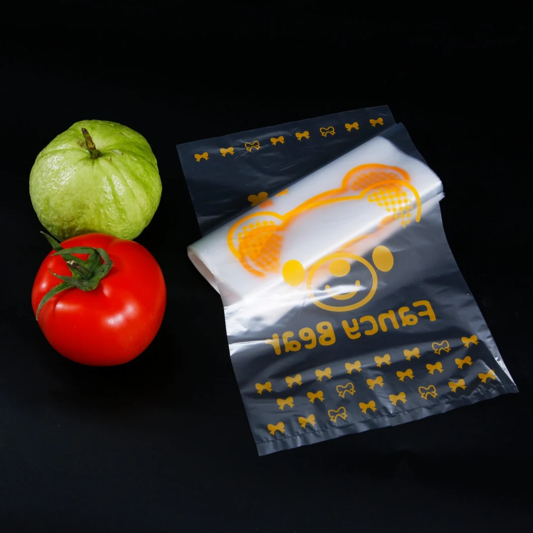 Heat Seal Flat Poly Food Clear Contact Packing Fast Food Bags