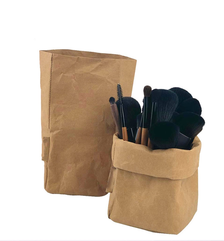 Factory Direct Sale Washable Kraft Paper Bag Wholesale Eco-Friendly Stock Kraft Paper Washable Paper Plant Pot Flower Pot Bag