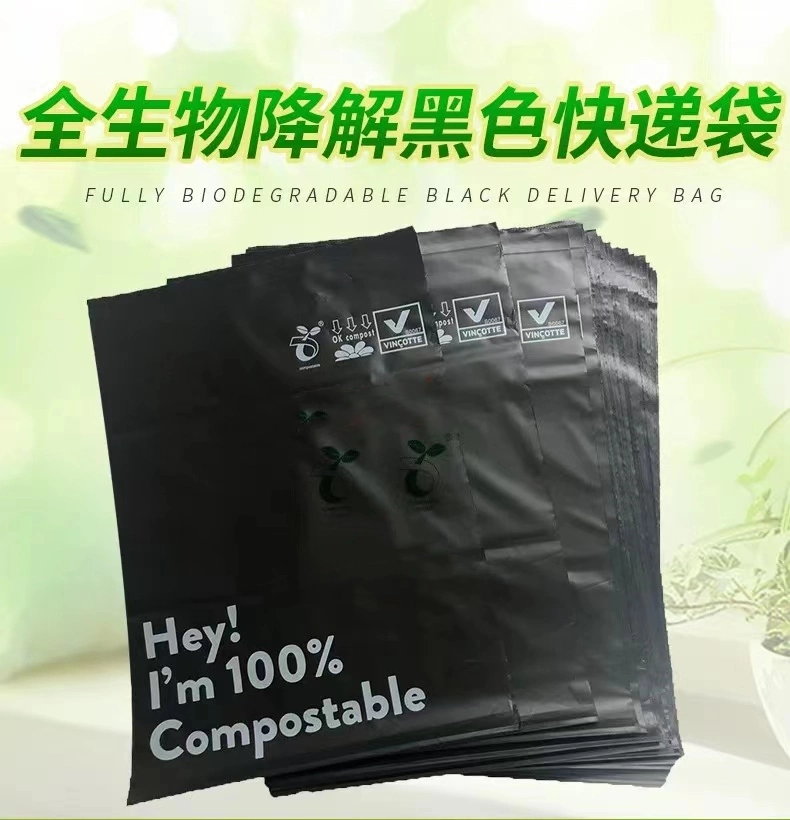 Custom Frosted Indonesia Malaysia Heat Seal Biodegradable Plant Based Compostable Mail Mailing Poly Mailer Courier Bag