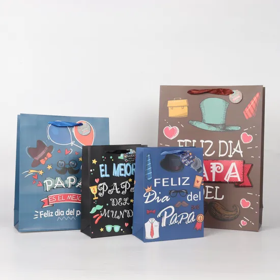 절묘한 종이 가방 패션 의류 쇼핑 종이 선물 가방 designble 로고